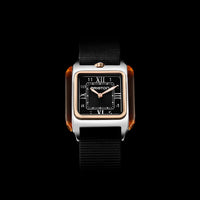 Briston Streamliner Kennedy HM 30mm Black Dial Quartz Watch 252030.PRA.T.1.NB_2025