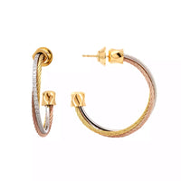 Charriol Celtic® Triquetra earrings 03-2004-1276-0_2025