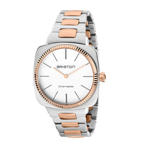 Briston Clubmaster Elegant Steel Gold-White 22937.RGS.E.2.SB