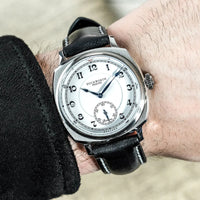 Duckworth Prestex DP Bolton Q Chrono Quartz Black Leather Strap D531-02A_067/500