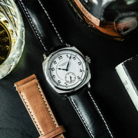 Duckworth Prestex DP Bolton Q Chrono Quartz Black Leather Strap D531-02A_067/500