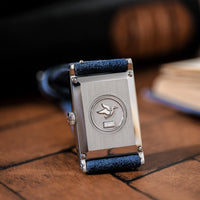 Duckworth Prestex blue dial Scottish Watches Parker quartz Blue Leather Strap_D803-23_043/100