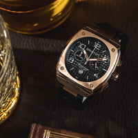 Briston Streamliner Urban Gold steel and Acetate - Black 22142.SPRG.T.1.RB