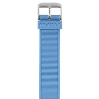 Briston NATO 20mm SILICON L245mm Light Blue Strap NR20.LB