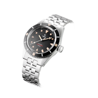 YEMA PEARLDIVER Black Dial Steel Bracelet YCL1-MRM