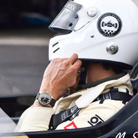 YEMA Rallygraf Meca Quartz S/S 40mm Black Dial YMHF1585-AA_2024