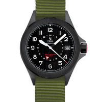 YEMA FLYGRAF FRENCH AIR & SPACE FORCE GMT BLACK LIMITED EDITION YAA21-3AMS