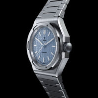 YEMA TRAVELLER II Blue Dial Steel Bracelet YWTR23-GMS (1)