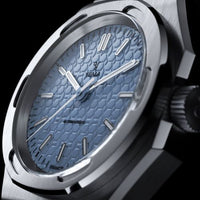 YEMA TRAVELLER II Blue Dial Steel Bracelet YWTR23-GMS (2)