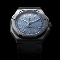 YEMA TRAVELLER II Blue Dial Steel Bracelet YWTR23-GMS (1)