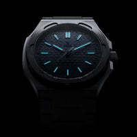 YEMA TRAVELLER II Blue Dial Steel Bracelet YWTR23-GMS (1)