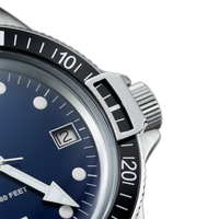 YEMA SUPERMAN HERITAGE Blue Dial, Steel Bracelet YMHF1573-GM