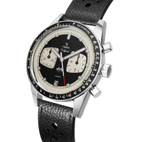 YEMA Rallygraf Meca-Quartz Reverse Panda Quartz 39mm Black/White Dial YMHF1580-AA_2024