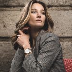 Briston Clubmaster Elegant Steel Gold-White 22937.RGS.E.2.SB