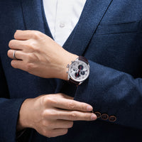 Aerowatch LES GRANDES CLASSIQUES Chrono Moon Phase Limited Edition A 69989 AA04 (aero-01)