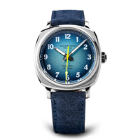 Duckworth Prestex DP Verimatic Blue Fume dial Suede Strap D891-03