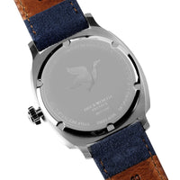 Duckworth Prestex DP Verimatic Blue Fume dial Suede Strap D891-03