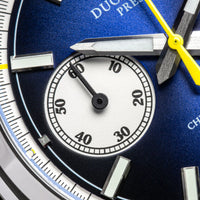 Duckworth Prestex DP Q Chrono42 Blue Dial Leather Strap D550-03