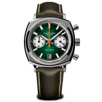 Duckworth Prestex DP Q Chrono42 Green Dial Leather strap D550-04