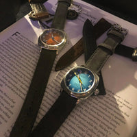 Duckworth Prestex DP Verimatic Blue Fume dial Suede Strap D891-03