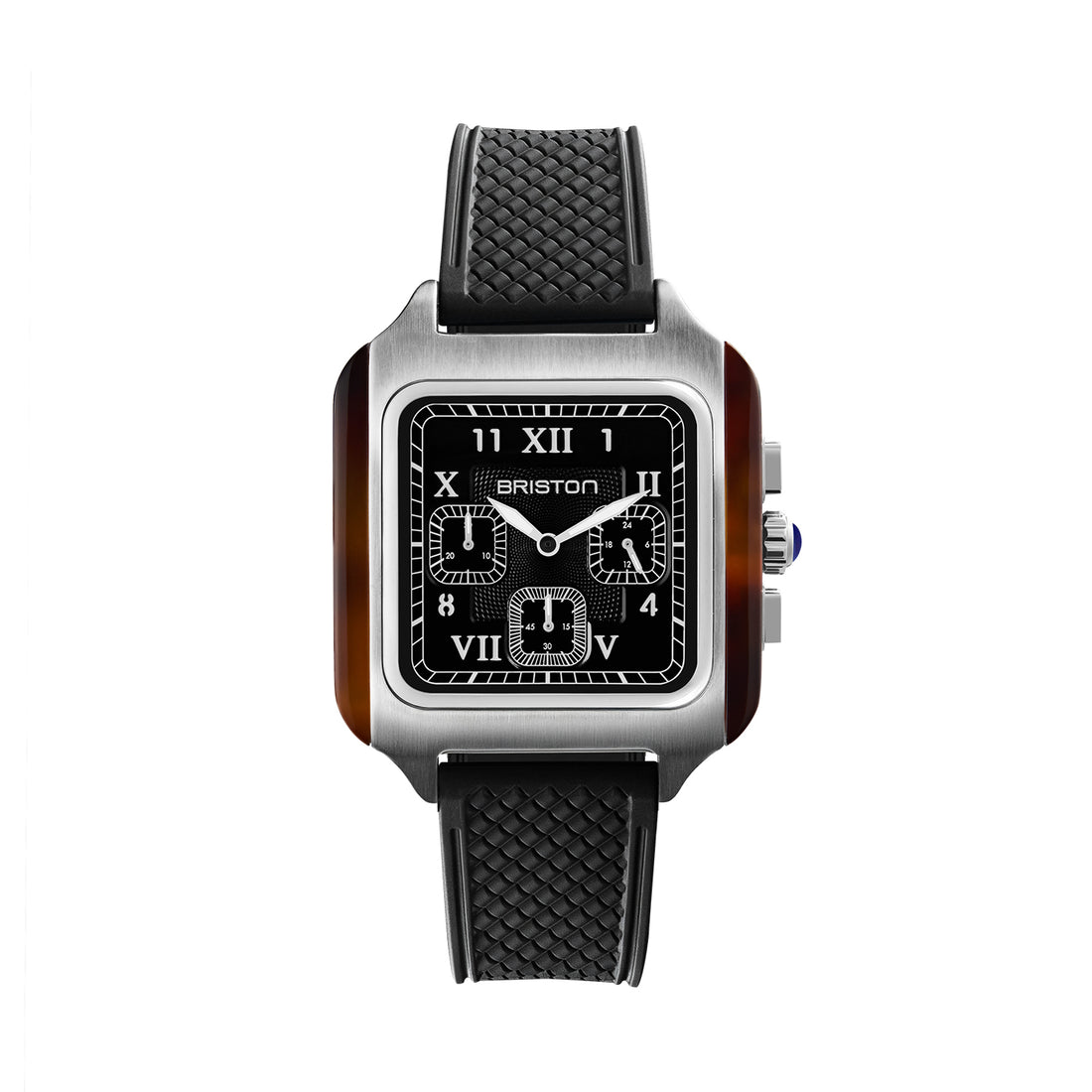 Briston Streamliner Kennedy Chrono SS 38mm Black Dial Quartz Watch 251838.SA.T.1.FB_2025