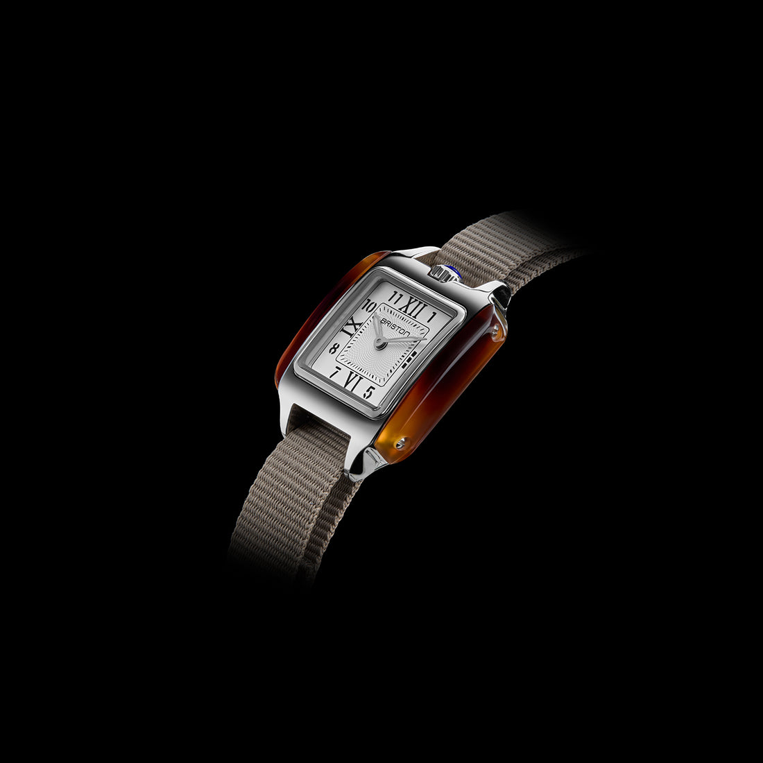 Briston Streamliner Kennedy HM 25mm White Dial Quartz Watch 252025.SA.T.2.NT_2025