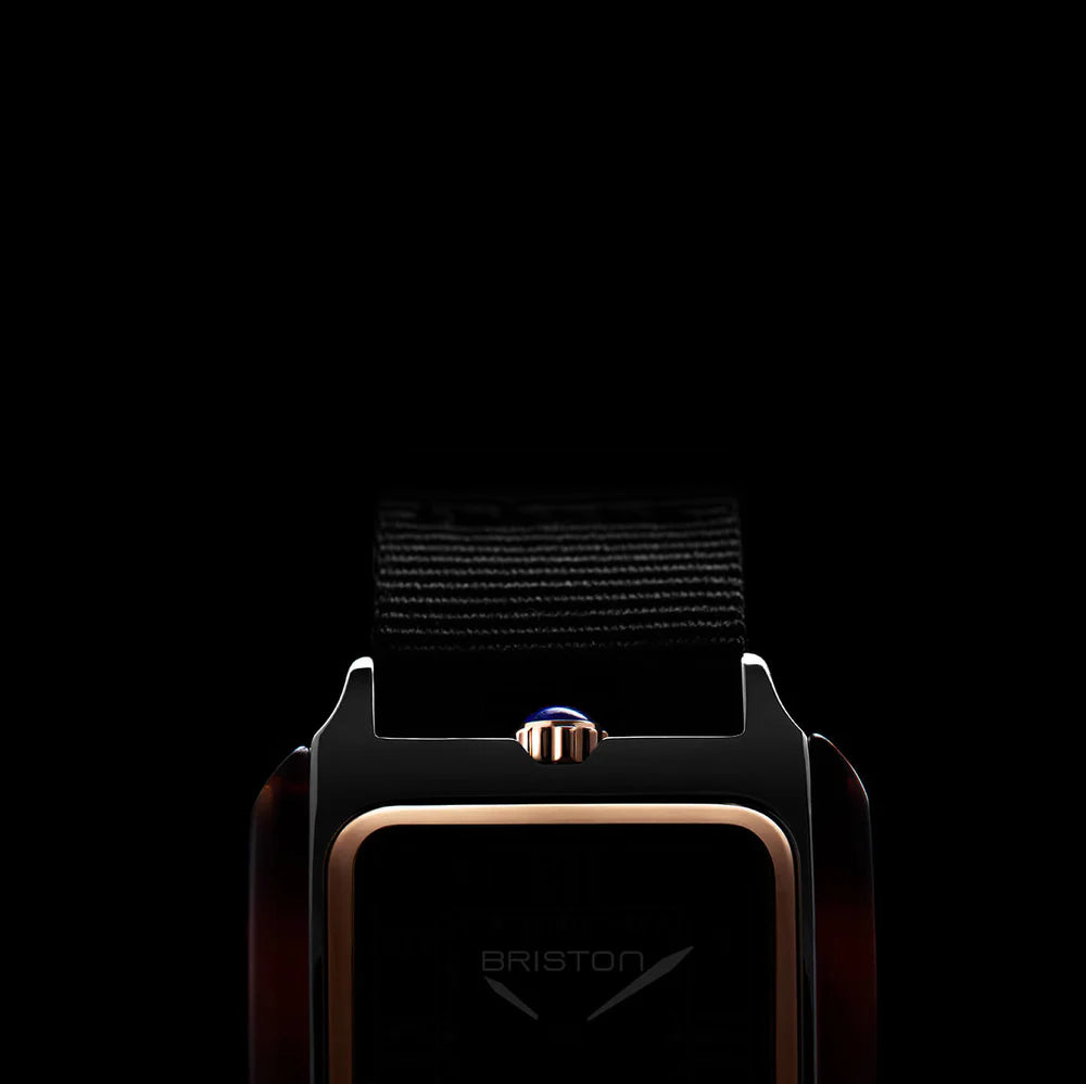Briston Streamliner Kennedy HM 30mm Black Dial Quartz Watch 252030.PRA.T.1.NB_2025
