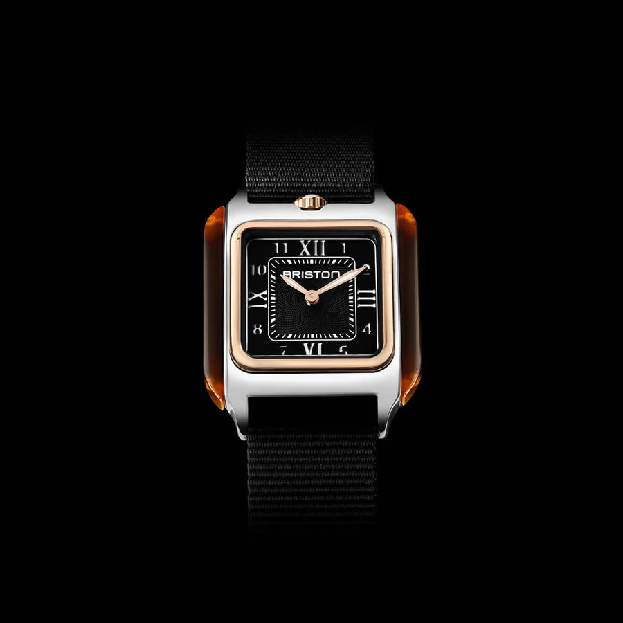 Briston Streamliner Kennedy HM 30mm Black Dial Quartz Watch 252030.PRA.T.1.NB_2025
