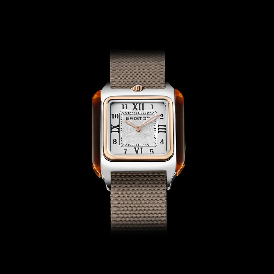 Briston Streamliner Kennedy HM 30mm White Dial Quartz Watch 252030.PRA.T.2.NT_2025
