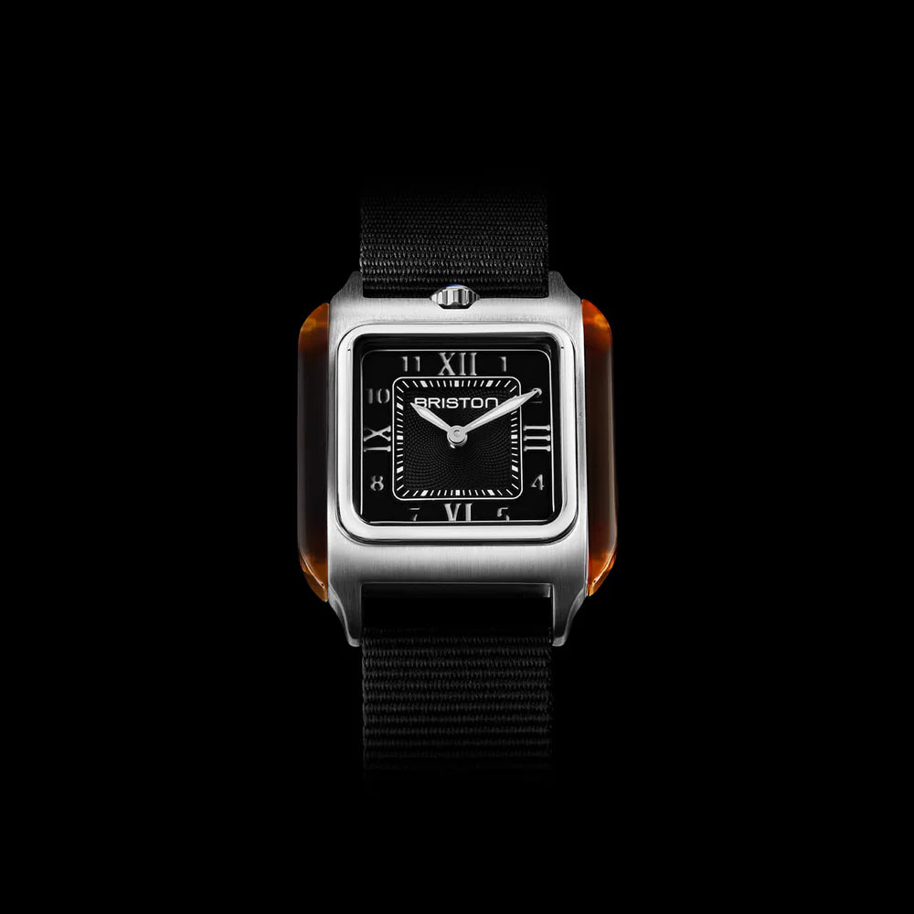 Briston Streamliner Kennedy HM 30mm Black Dial Quartz Watch 252030.SA.T.1.NB_2025