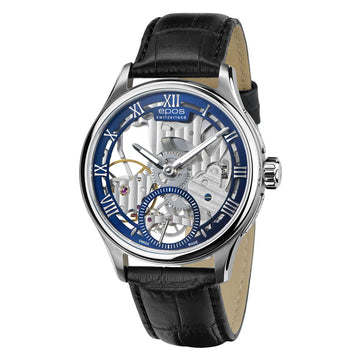 EPOS 3500 LE steel case blue steel dial leather strap 3500.165.20.26.25_403/888_2025