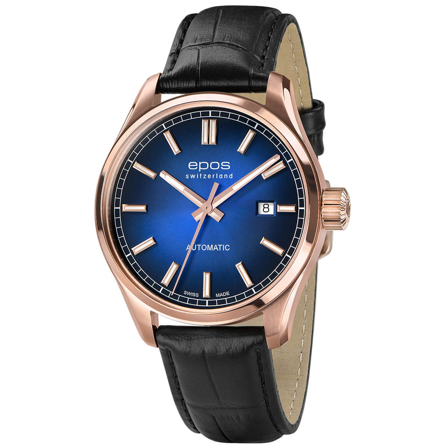 Epos 3501 Blue Dial Leather Strap 3501.132.24.16.25_5558