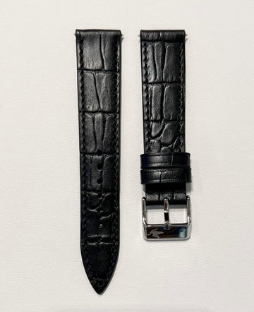 Duckworth Prestex 20mm Leather Croc Pattern Standard Strap