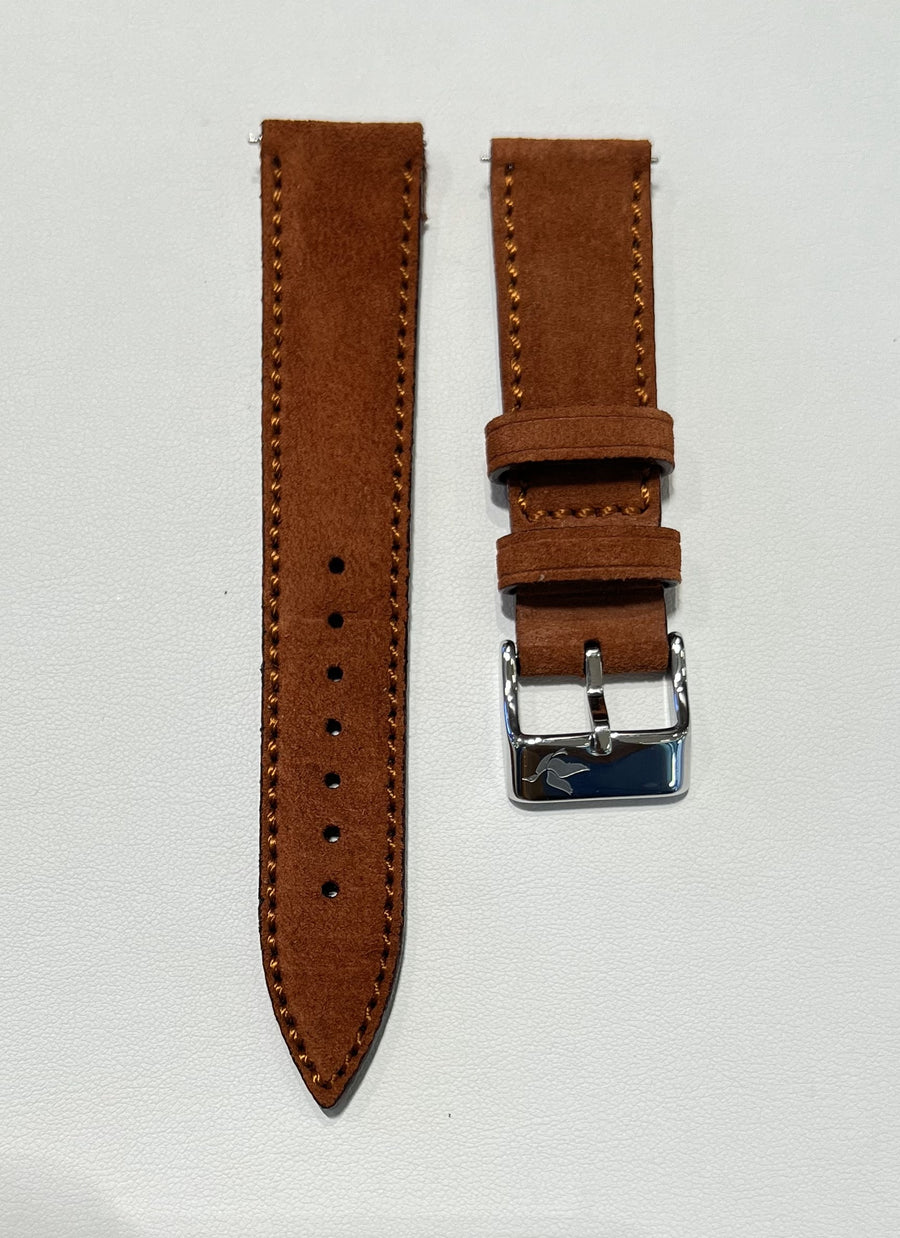 Duckworth Prestex 20mm Suede Leather Short Strap