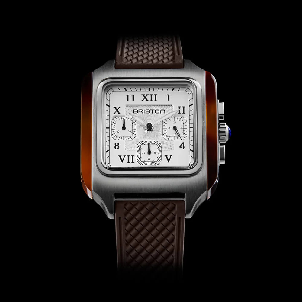 Briston Streamliner Kennedy Chrono SS 38mm White Dial Quartz Watch 251838.SA.T.2.FBR_2025