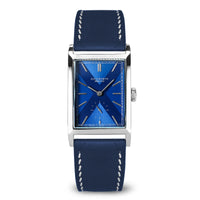Duckworth Prestex blue dial Scottish Watches Parker quartz Blue Leather Strap_D803-23_043/100