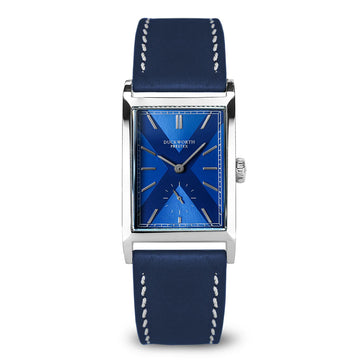 Duckworth Prestex blue dial Scottish Watches Parker quartz Blue Leather Strap_D803-23_043/100