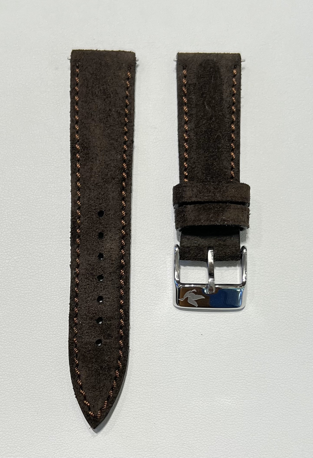 Duckworth Prestex 20mm Suede Leather Short Strap