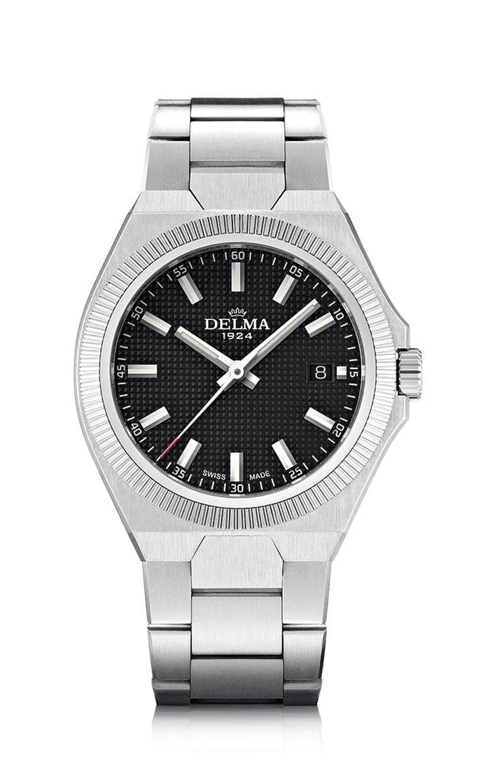 DELMA MIDLAND S/S Case Black Dial S/S Bracelet 41701.742.6.031_2025
