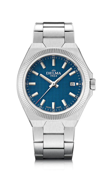 DELMA MIDLAND S/S Case Royal Blue Dial S/S Bracelet 41701.742.6.041_2025