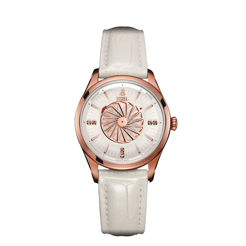 Ernest Borel Cocktail Collection Women's Mechanical Watch LGR8080-28291WH