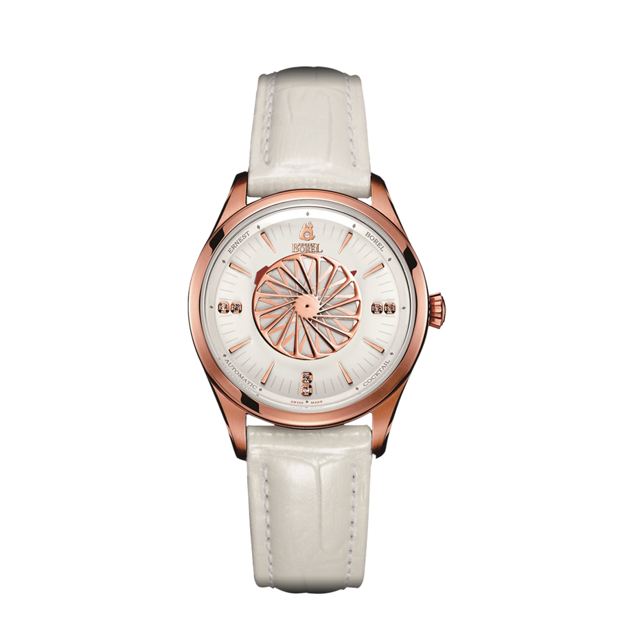 Ernest Borel Cocktail Collection Women's Mechanical Watch LGR8080-28291WH