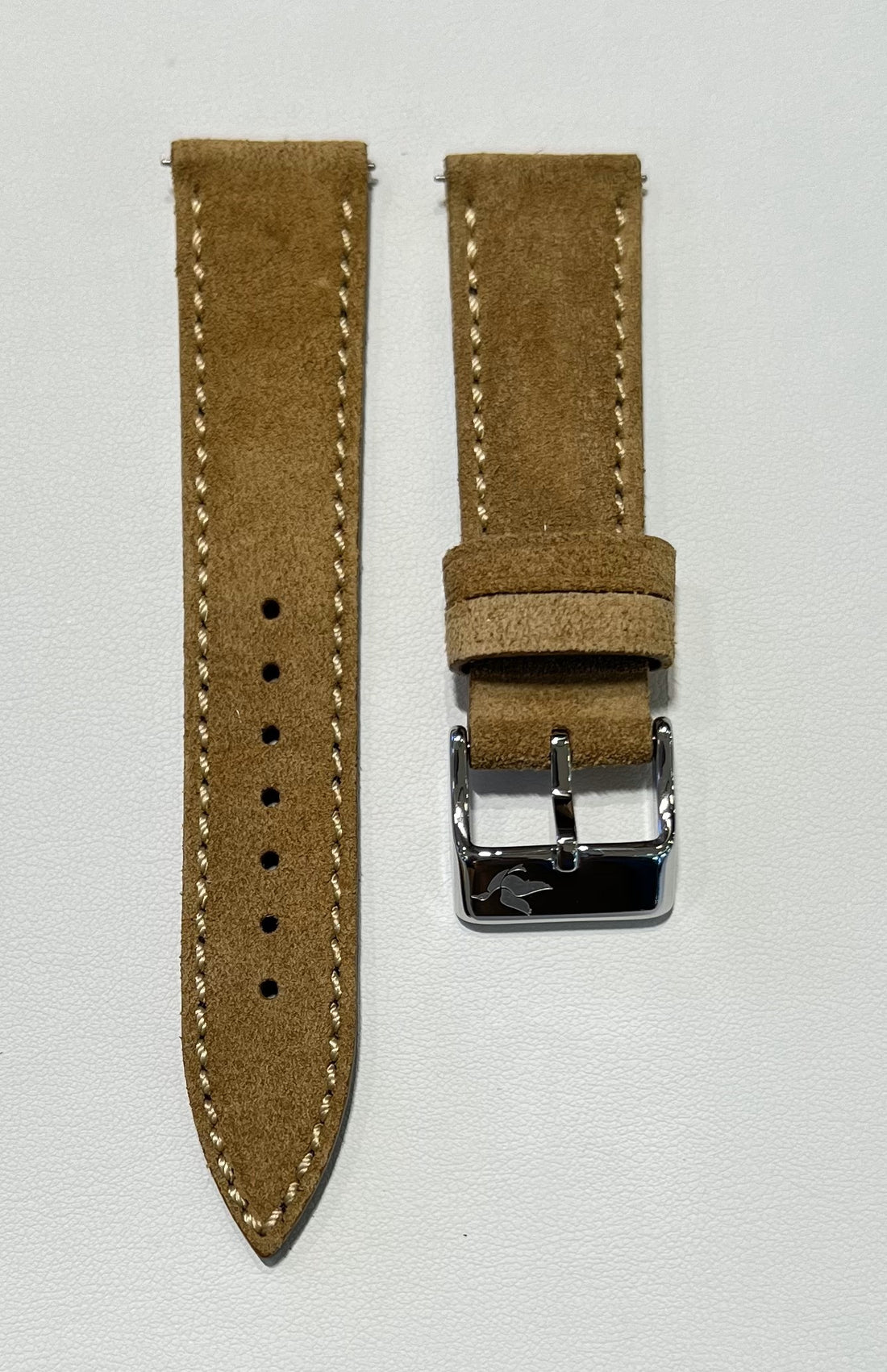 Duckworth Prestex 20mm Suede Leather Short Strap