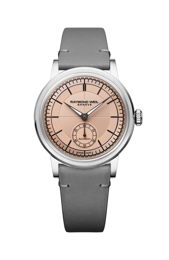 Raymond Weil millesime Small Seconds 35 mm, salmon dial 2130-STC-80001_H206262