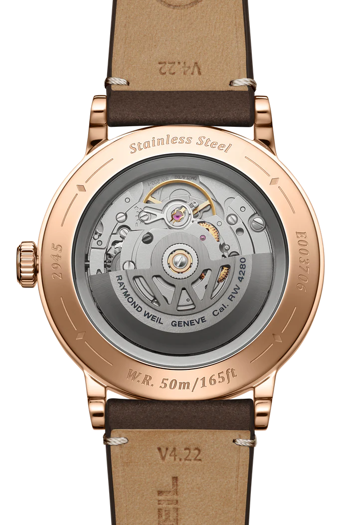 Raymond Weil millesime moonphase 39mm brown dial 2945-PC5-70001_H213357