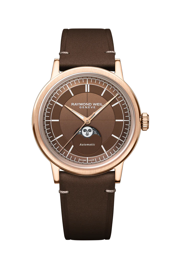 Raymond Weil millesime moonphase 39mm brown dial 2945-PC5-70001_H213357