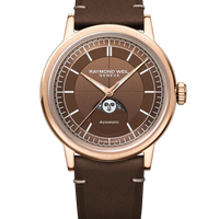 Raymond Weil millesime moonphase 39mm brown dial 2945-PC5-70001_H213357