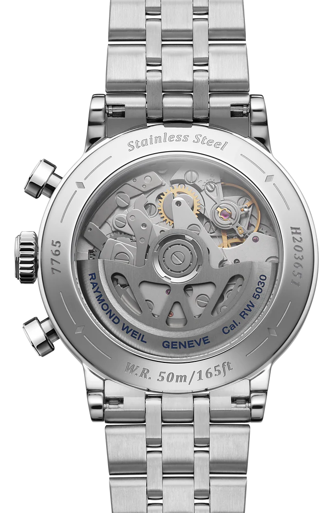 Raymond Weil millesime Tri-Compax Chronograph 39mm anthracite dial 7765-ST-60651_H203866