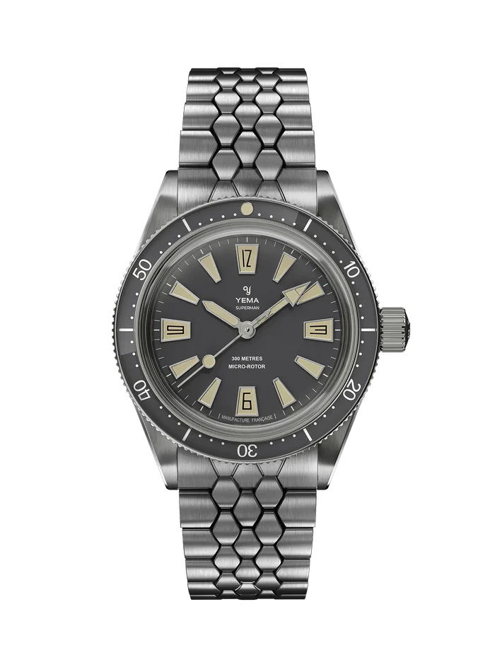 YEMA Skin Diver Auto S/S 39mm Dark Gray Dial 12.24.99.SN.M3_2025