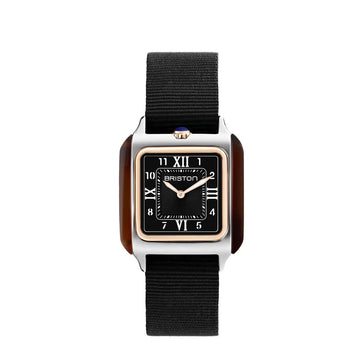 Briston Streamliner Kennedy HM 30mm Black Dial Quartz Watch 252030.PRA.T.1.NB_2025